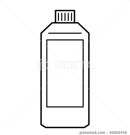 瓶容器黑白透明背景 98808456