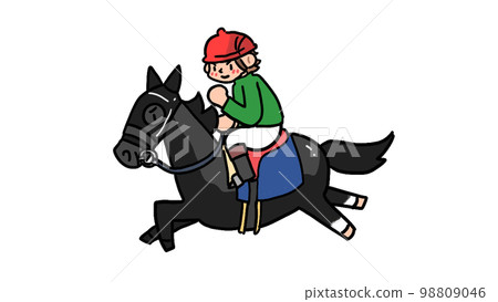 Horse illustration 98809046