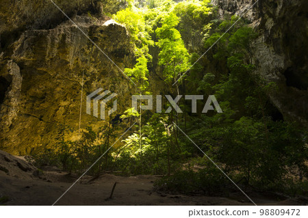 Phraya Nakhon Cave at Prachuap Khiri Khan, Thailand. Phraya Nakhon Cave at Prachuap Khiri Khan, Thailand. 98809472