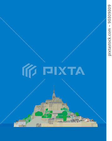 聖米歇爾山 mont saint michel Normandy 諾曼底 法國 聖米歇爾山 mont saint michel Normandy 諾曼底 法國 98809809