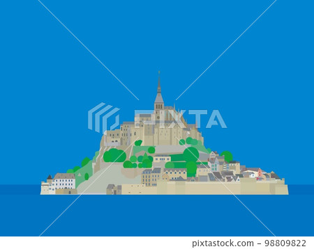 聖米歇爾山 mont saint michel Normandy 諾曼底 法國 聖米歇爾山 mont saint michel Normandy 諾曼底 法國 98809822