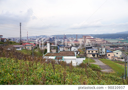Wanishi站周邊的街道和工業區[北海道室蘭市] 98810937