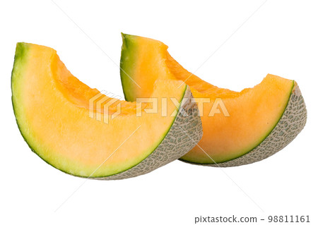 cantaloupe melon isolated on a white background 98811161