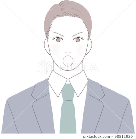 Refreshing young man in a suit full of motivation Refreshing young man in a suit full of motivation 98811920