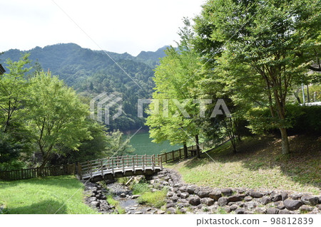 Bridge in the mountains Bridge in the mountains 98812839