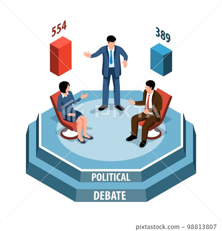 Isometric Political Concept 98813807