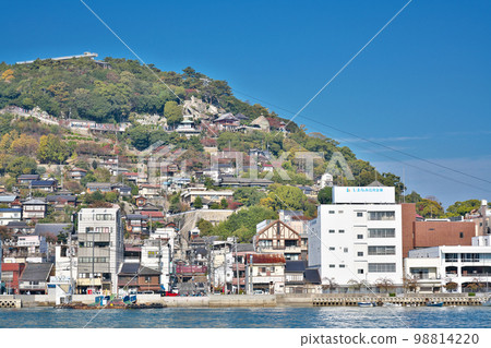 [View of Onomichi from Mukaishima] Location: 1-4 Mukojima-cho, Onomichi City, Hiroshima Prefecture 98814220