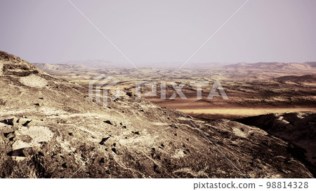 most beautiful colorful mountain and spectacular blue sky 98814328