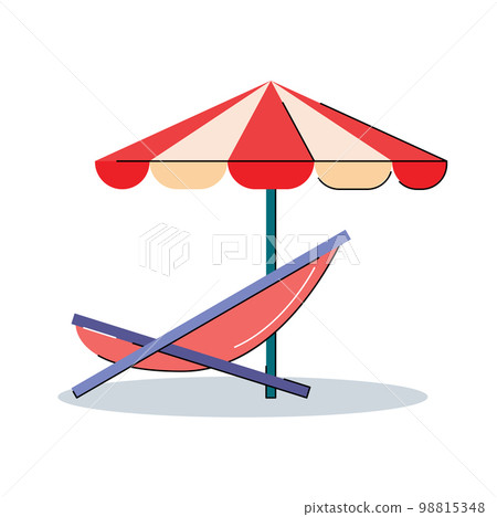 beach umbrella isolated vector illustration beach umbrella isolated vector illustration 98815348