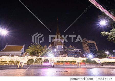 Thailand, Bangkok Chinatown Lunar New Year illumination (Bangkok China Town, Yaowarat) 98815946