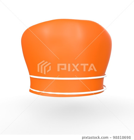 hat icon isolated on white background. 3d illustration 98818698