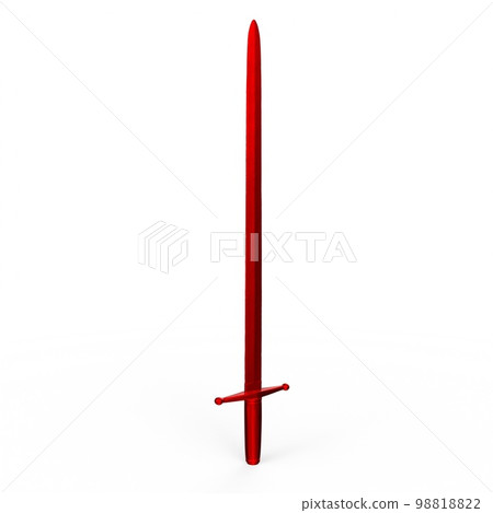 Sword isolated on white background 98818822