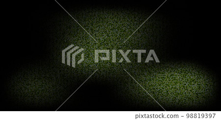 Abstract background green halftone dots on black background,bright beautiful brochure template, design element 98819397