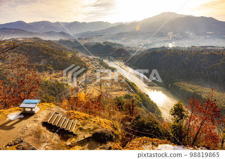 苗木城蹟的景色 苗木城蹟的景色 98819865