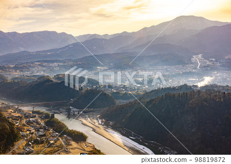 Scenery from Naegi Castle Ruins Scenery from Naegi Castle Ruins 98819872