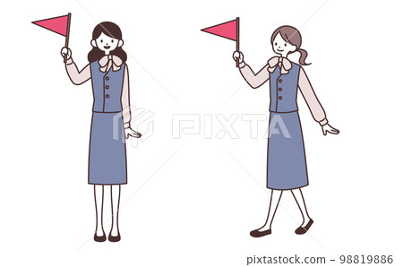 Tour guide woman 98819886