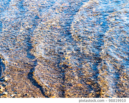 A beautiful pattern resembling wind ripples created by the flow of a river A beautiful pattern resembling wind ripples created by the flow of a river 98819910