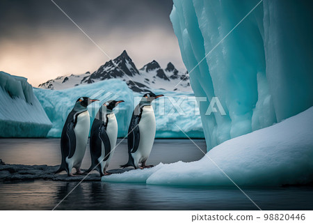 Antarctic penguins 98820446