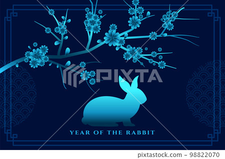 nice chinese new year cultural background with sakura tree nice chinese new year cultural background with sakura tree 98822070