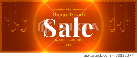 shiny happy diwali festival sale banner with neon frame shiny happy diwali festival sale banner with neon frame 98822374