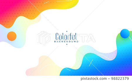 fluid style colorful abstract background fluid style colorful abstract background 98822379