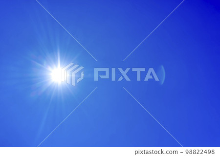 夏天的天空太陽沒有云彩橫濱 98822498