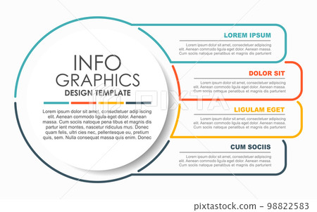 Infographic design template with place for your data. Vector illustration. 98822583