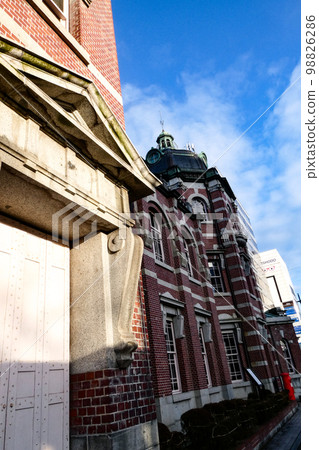 Photo: Retro Iwate Bank former head office red brick building 98826286