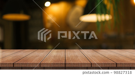 table, restaurant, wooden 98827318