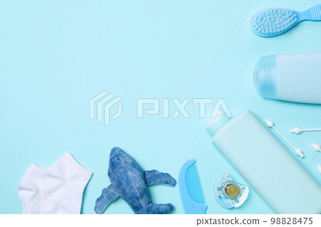 Concept of children's cosmetics, space for text Concept of children's cosmetics, space for text 98828475