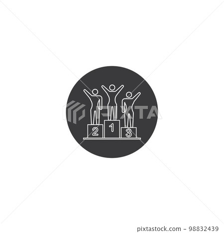 pedestal icon. 98832439