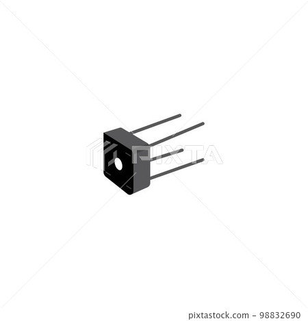 Diode icon. 98832690