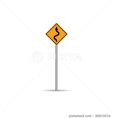 fork in the road icon 98833010