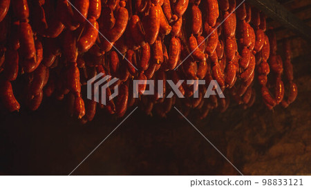 smoked sausages smoked sausages 98833121