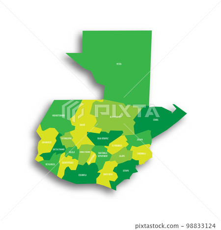 Guatemala political map of administrative divisions Guatemala political map of administrative divisions 98833124