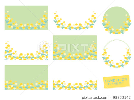 dandelion frame set dandelion frame set 98833142