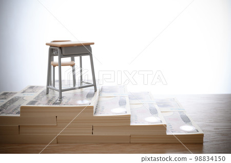 Children's tuition: Approximately 10 million yen per person Educational expenses: Scholarships: Educational disparities: Savings: Pinto study desk: 10,000 yen bills for 2022 98834150