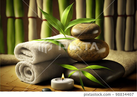 Wellness spa. Generate ai art 98834407