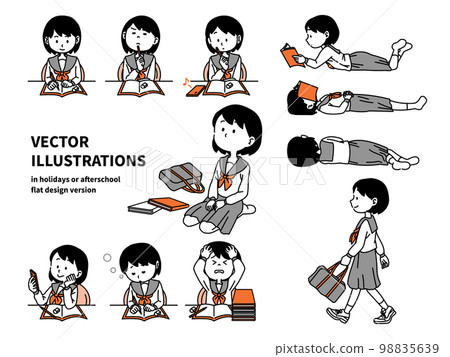 Student study uniform female spring/autumn 98835639