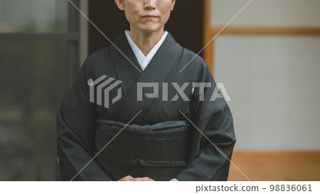 mourning dress, kimono, female 98836061