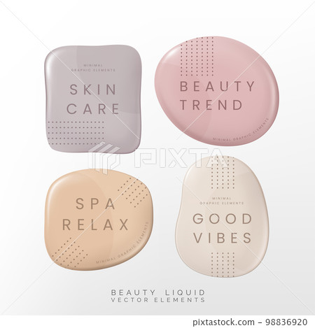 Vector 3D Illustration Beauty, Health Care or Cosmetics Liquid Palette or Abstract Elements for Beauty, Cosmetics and Skin Care Graphics Vector 3D Illustration Beauty, Health Care or Cosmetics Liquid Palette or Abstract Elements for Beauty, Cosmetics and Skin Care Graphics 98836920