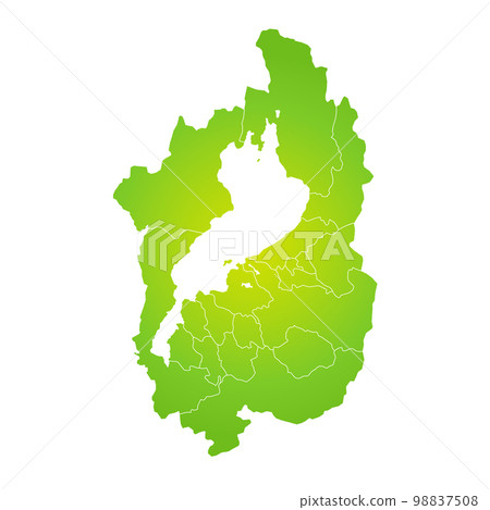 Shiga prefecture and municipalities map 98837508
