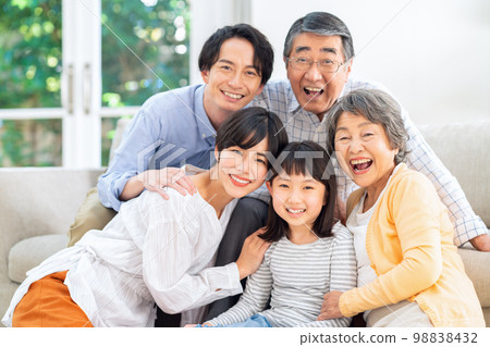 Family three generations parent and child child family lifestyle living Family three generations parent and child child family lifestyle living 98838432