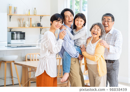 Family three generations parent and child child family lifestyle living 98838439