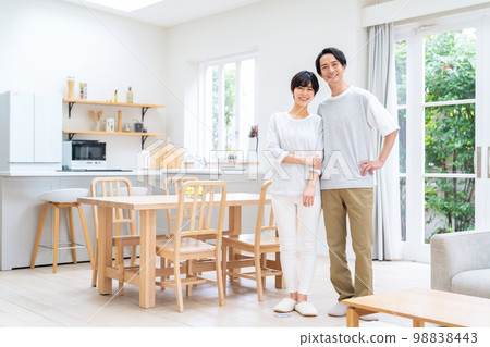 Married couple, family, lifestyle, living room Married couple, family, lifestyle, living room 98838443