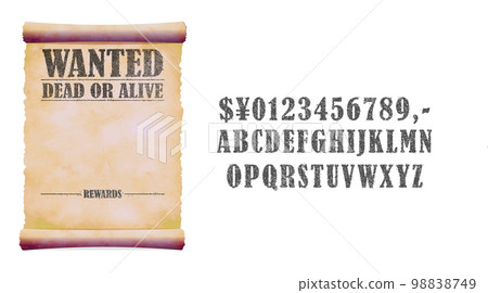 Faded WANTED / Arrangement / Bounty Head Template Illustration (Prize amount and name can be customized) Faded WANTED / Arrangement / Bounty Head Template Illustration (Prize amount and name can be customized) 98838749