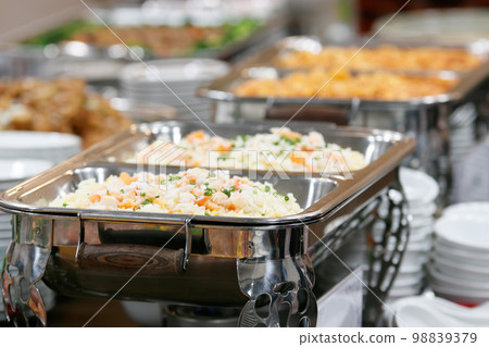 Side dish buffet image photo 98839379