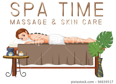 Luxury spa poster template design Luxury spa poster template design 98839517