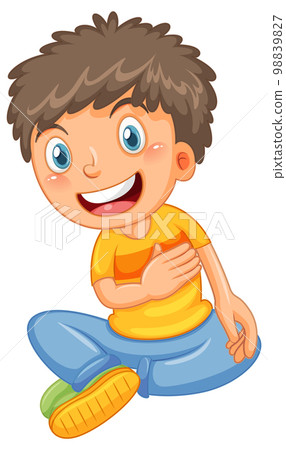 Happy bot cartoon character Happy bot cartoon character 98839827