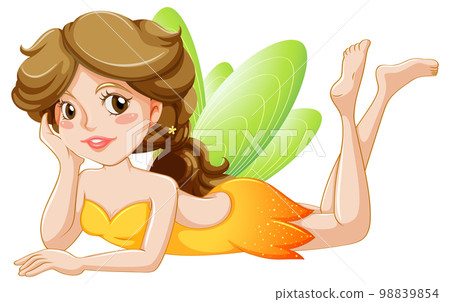 Beauty fairy on a white background 98839854